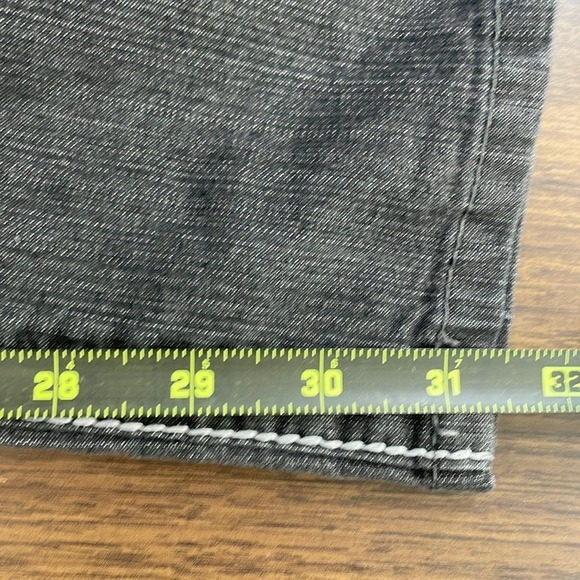Men's Gruge Distressed Blue Jeans size 22 - Picture 12 of 12